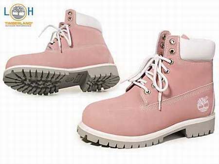 timberland homme rose